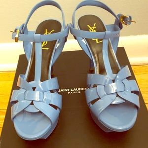 YSL Saint Laurent tribute light blue size 39